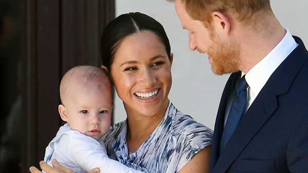 Meghan Markle Carries Smiling Baby Archie, 4 Mos., While Meeting Desmond Tutu: ‘Arch Meets Archie’