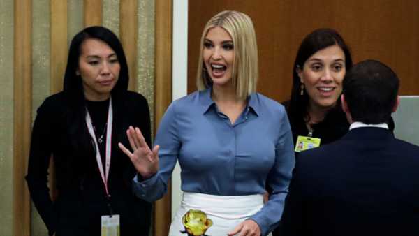 Ivanka Trump’s Wardrobe Malfunction: Appears To Wear Nothing Under Blouse At UN General Assembly