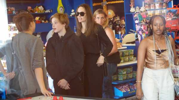 Angelina Jolie Steps Out With Shiloh, 13, & The Rest Of Her Kids On Family Day Out In Rome — Pics