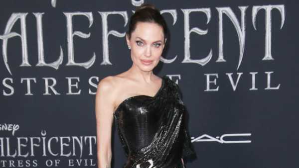 Angelina Jolie’s Black Sequin Gown, Crystal Fringe Dress & More Gorgeous ‘Maleficent 2’ Press Looks