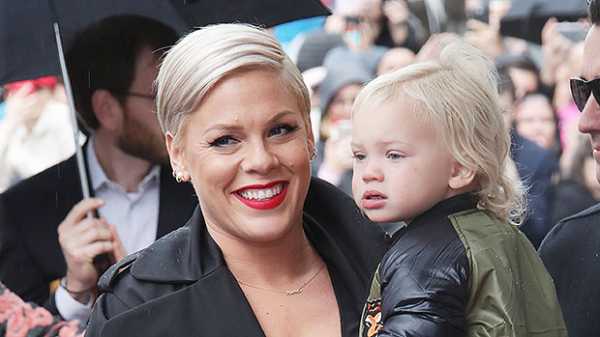 Pink’s Son Jameson, 2, Welcomes Her Home With A Bouquet Of Flowers In Sweet Instagram Video