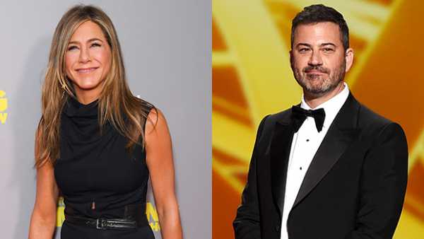 Jennifer Aniston Mocks Jimmy Kimmel By Making Him ‘Friendsgiving Enchiladas’ & His Reaction Is Epic