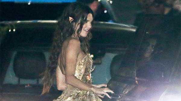 Kendall Jenner Shows Off Long Legs As Sexy Forest Fairy For Halloween Birthday Party — Pics