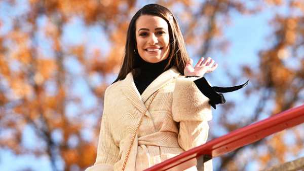 Lea Michele Wows At Macy’s Thanksgiving Parade In Gorgeous Coat & Sings ‘Christmas In NY’