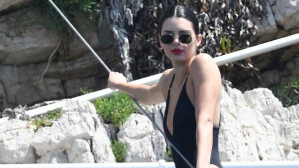 Kendall Jenner Shows Off Her Rock-Hard Abs In A Barely-There Red Bikini — New Pics