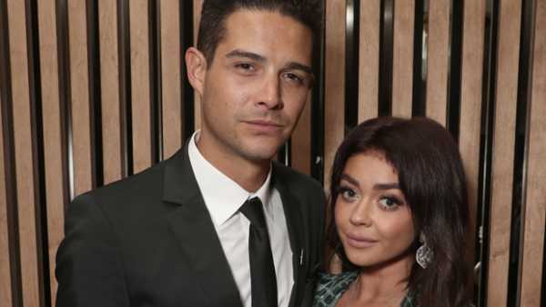 Wells Adams Gets Very Handsy With Sarah Hyland In Cheeky Photo Booth Pic