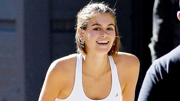 Kaia Gerber, 18, Smolders In Sexy Bikini Photo In The Pool — See Pic