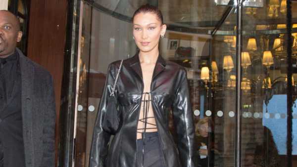 Leather Trench Coats: Bella Hadid, Kaia Gerber & More Stars Rock The Edgy Jacket This Season