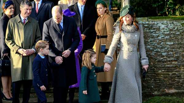 Kate Middleton Braces The Christmas Day Cold In A Stunning Fur-Detailed Coat & Green Hat