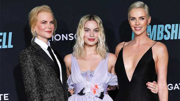 Margot Robbie, Charlize Theron & Nicole Kidman’s Stunning ‘Bombshell’ Press Tour Looks – Pics