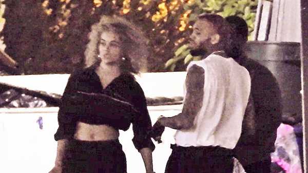 Chris Brown Hangs Out With Model Jasmine Sanders 23 Days After Ammika Harris Gives Birth