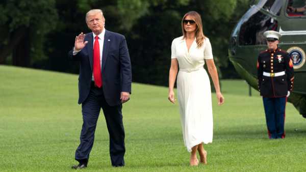 Melania & Donald Trump Sleep On Separate Floors In White House, New Book Claims