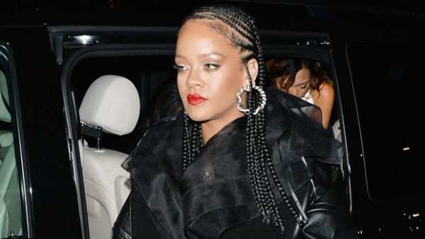 Rihanna Shows Off her Amazing Legs In Black Mini Dress At British Fashion Awards After-Party