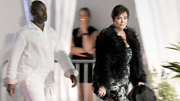 Kris Jenner, 64, Looks Fierce In Black Feathered Coat On Romantic Vacay With Corey Gamble, 39