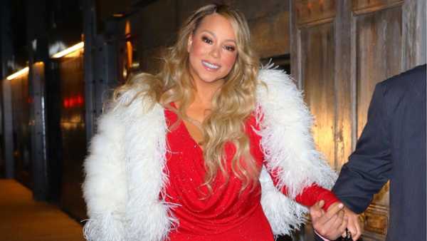 Mariah Carey, 49, Stuns In Sexy Red Dress After Nick Cannon & Eminem Reignite Feud Over Her