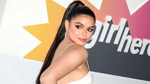 Ariel Winter Strikes A Sexy Pose In White Satin Dress — See Stunning New Pic