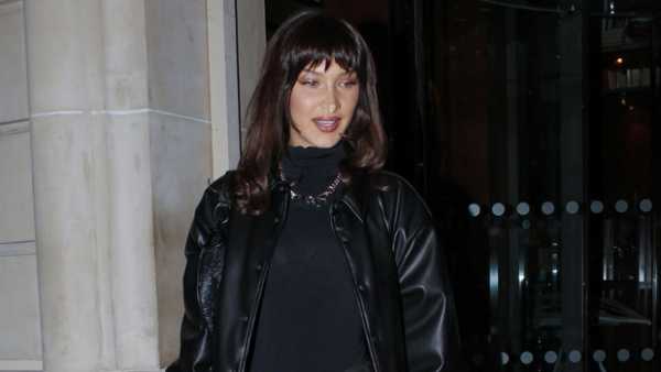 Bella Hadid Reveals New Razored Hair Makeover While Heading To Dior Fashion Show – Before & After Pics