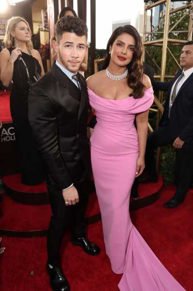 Priyanka Chopra and Nick Jonas Show PDA at Golden Globes in 2020