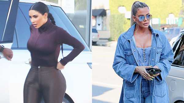 Kim Kardashian, 39, Looks Slimmer Than Ever In Tight Monochromatic Outfit Shopping With Khloe