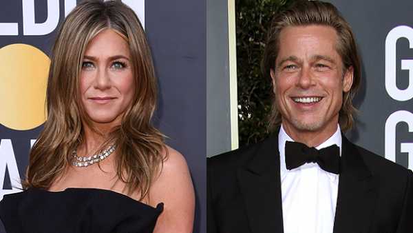 Jennifer Aniston & Brad Pitt Hit Same Golden Globes Party After His Big Win & Joke About Dating Life