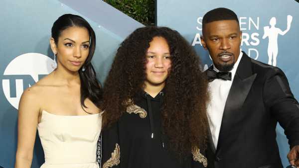 Jamie Foxx’s Daughter Annalise, 10, Looks So Grown Up While Accompanying Dad At SAG Awards