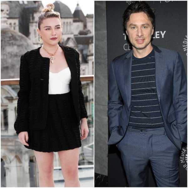 Florence Pugh and Zach Braff Went Out on a Casual Date Night in West Hollywood