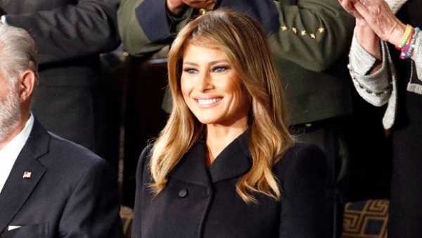 Melania Trump Chooses To Wear Black While Democratic Women Are In Suffragette White