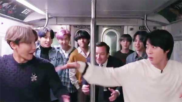 BTS On ‘Tonight Show’: Pull Off Epic Grand Central Terminal Performance Of ‘On’ & Want To Meet John Cena