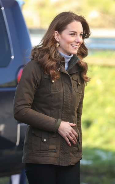 Kate Middleton Wears Skinny Jeans, a Jacket, and Blue Turtleneck for Northern Ireland Visit