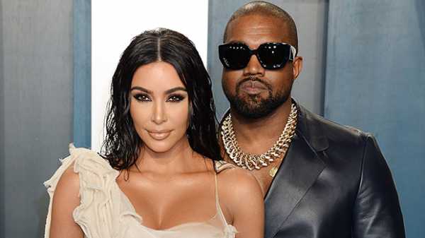 Kim Kardashian Stuns In One-Shouldered Dress For Date Night With Kanye West At Oscars After-Party