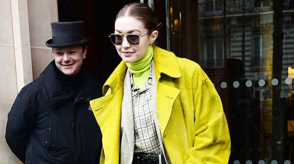 13 Stars Wearing Wildly Colored Winter Coats To Beat The Cold: Gigi Hadid, Emily Ratajkowski & More