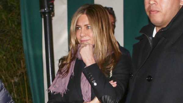 Jennifer Aniston, 50, Rocks Black Leather Pants For Pal’s Birthday Celebration With Friends — Pic