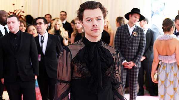 Happy 26th Birthday, Harry Styles: See His Wildest Outfits Over The Years — Colorful Suits & More