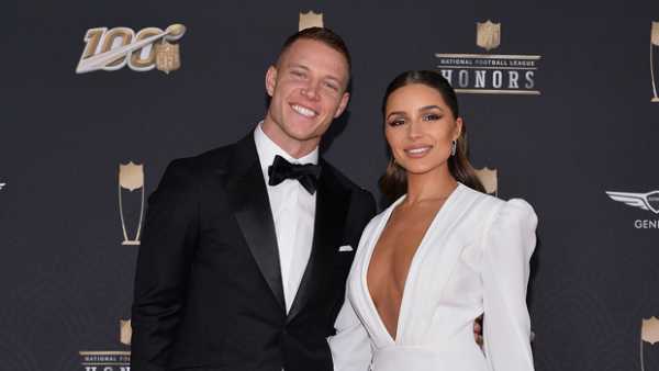 Olivia Culpo Rocks Barely-There White Dress During Date Night With Christian McCaffrey