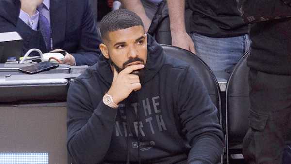 Drake Debuts Sparkly New Diamond Earrings While Dancing Courtside At An NBA Game — Watch