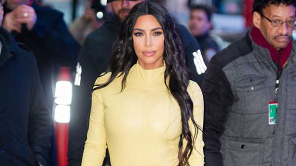 Kim Kardashian Reveals Toned Legs In Curve-Hugging Mini Skirt In 40-Degree NYC Weather