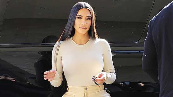 Kim Kardashian Channels Her Idol Cher With Super Long Straight Hair & Fringe Pants — See Pics