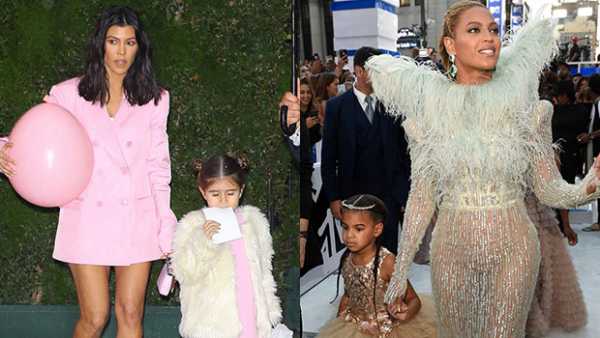 Celeb Moms Twinning With Their Daughters: Kourtney & Penelope, Beyonce & Blue, Chrissy & Luna