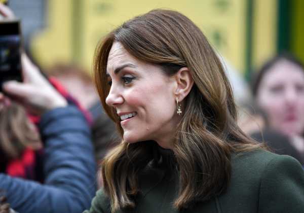 Kate Middleton Wears Green Dress and Coat for Ireland Tour Day 3