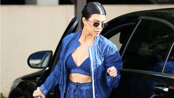 Kourtney Kardashian, 40, Shows Off Abs In Bikini Top After Revealing Her Beauty & Diet Secrets