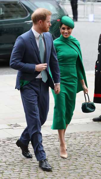 Meghan Markle Wears Green Dress For Final Royal Event, Commonwealth Day Service