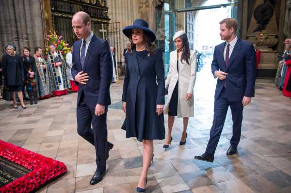 Meghan Markle, Kate Middleton, Prince Harry, and Prince William Won’t Be Part of Queen’s Procession