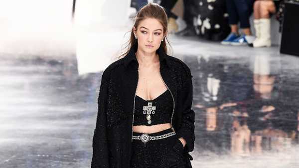 Gigi Hadid & Kaia Gerber Slay Chanel Catwalk During Paris Fashion Week & More Runway Looks