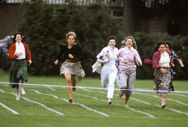 Princess Diana’s 1991 Sports Day Race Video Clip Shared on Twitter