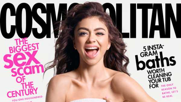 Sarah Hyland Rocks Nothing But An Oversized Hat On ‘Cosmopolitan’ Cover – Pics 