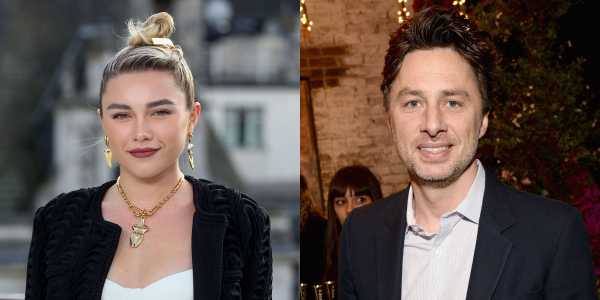 Florence Pugh and Zach Braff Make Relationship Instagram Official