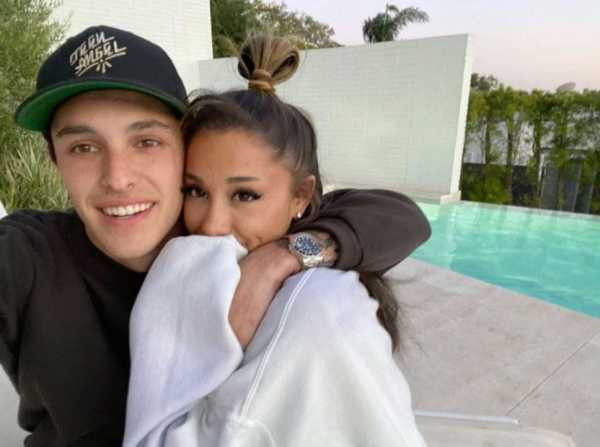 See Rare Photo of Ariana Grande and Dalton Gomez Showing PDA