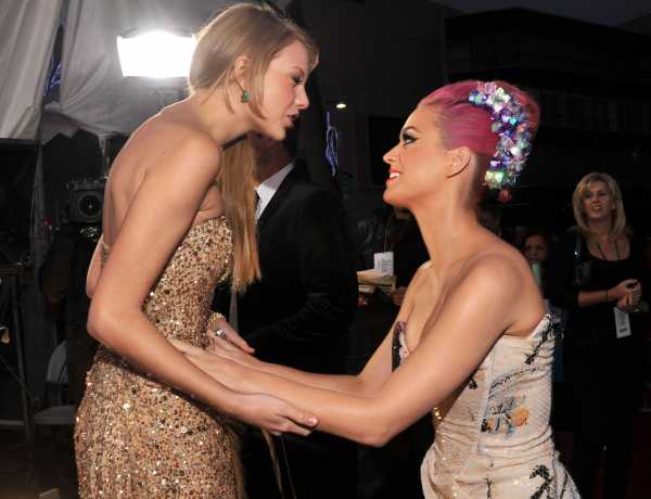 Katy Perry Jokes That She and Taylor Swift ‘Fight Like Cousins’