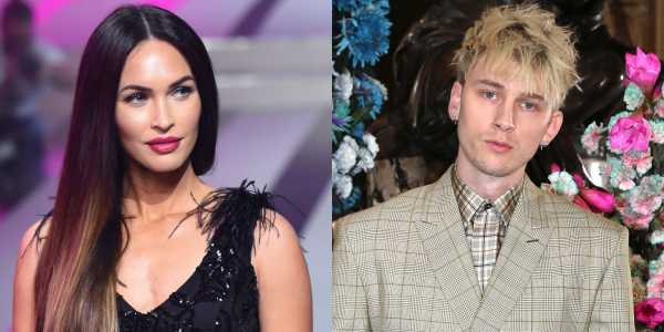 Megan Fox and Machine Gun Kelly Shared a Kiss at LAX