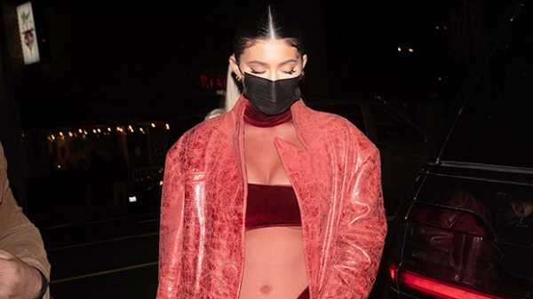 Kylie Jenner Rocks Wildly Sexy Sheer Jumpsuit For Justin Bieber’s Album Party